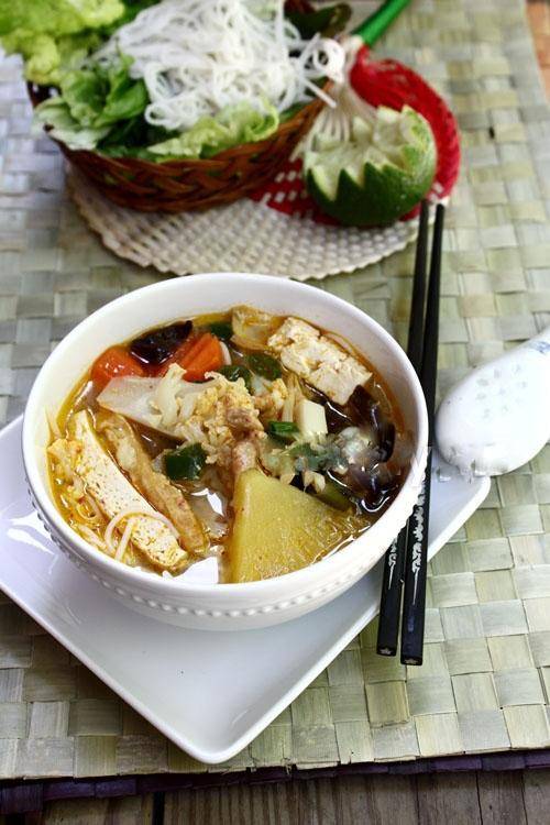 Bún chay – món chay ngon ngày rằm