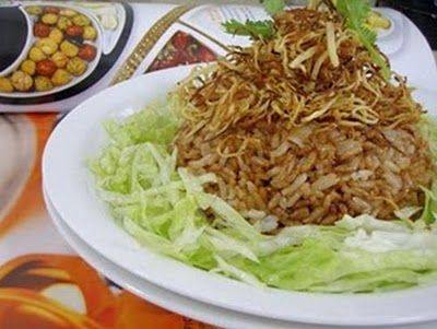 Chế biến món chay: Cơm chiên giả .